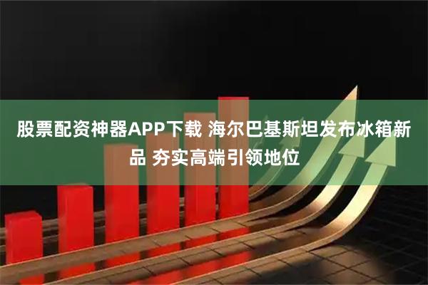 股票配资神器APP下载 海尔巴基斯坦发布冰箱新品 夯实高端引领地位