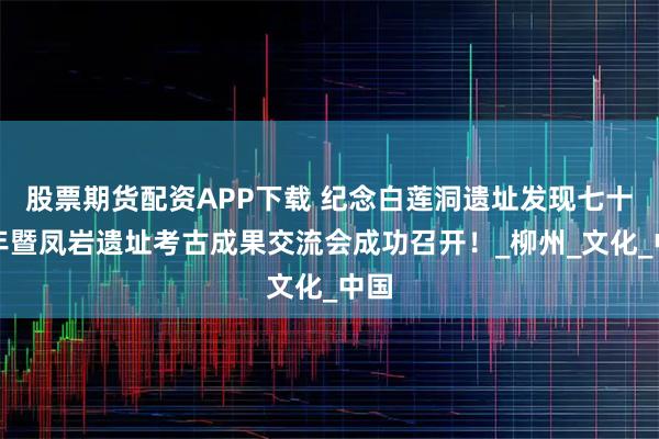 股票期货配资APP下载 纪念白莲洞遗址发现七十周年暨凤岩遗址考古成果交流会成功召开！_柳州_文化_中国