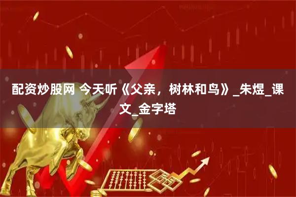 配资炒股网 今天听《父亲，树林和鸟》_朱煜_课文_金字塔