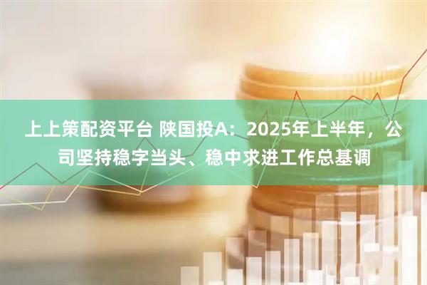 上上策配资平台 陕国投A：2025年上半年，公司坚持稳字当头、稳中求进工作总基调