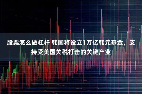 股票怎么做杠杆 韩国将设立1万亿韩元基金，支持受美国关税打击的关键产业